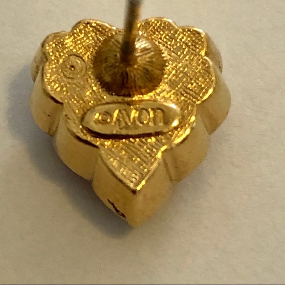 Valentine’s set - pin & earrings hearts - Picture 4 of 7